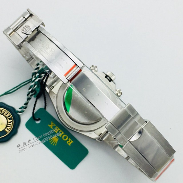 勞力士男士手錶 Rolex宇宙計型彩虹迪通拿腕表 密鑲鑽石字面  gjs2290